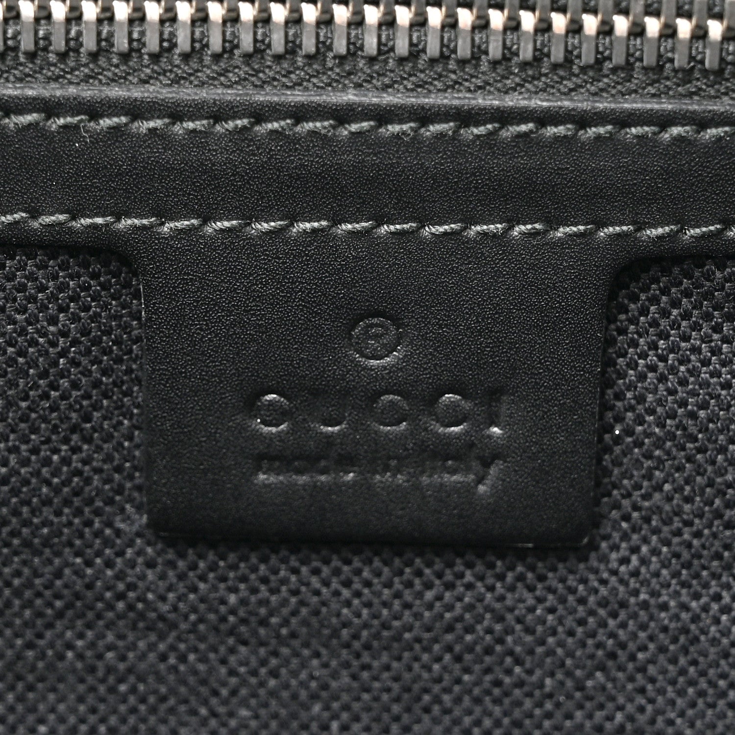 Gucci Soft GG Supreme Monogram Appia Calfskin Web East West Messenger Bag Black Grey 6 of 18