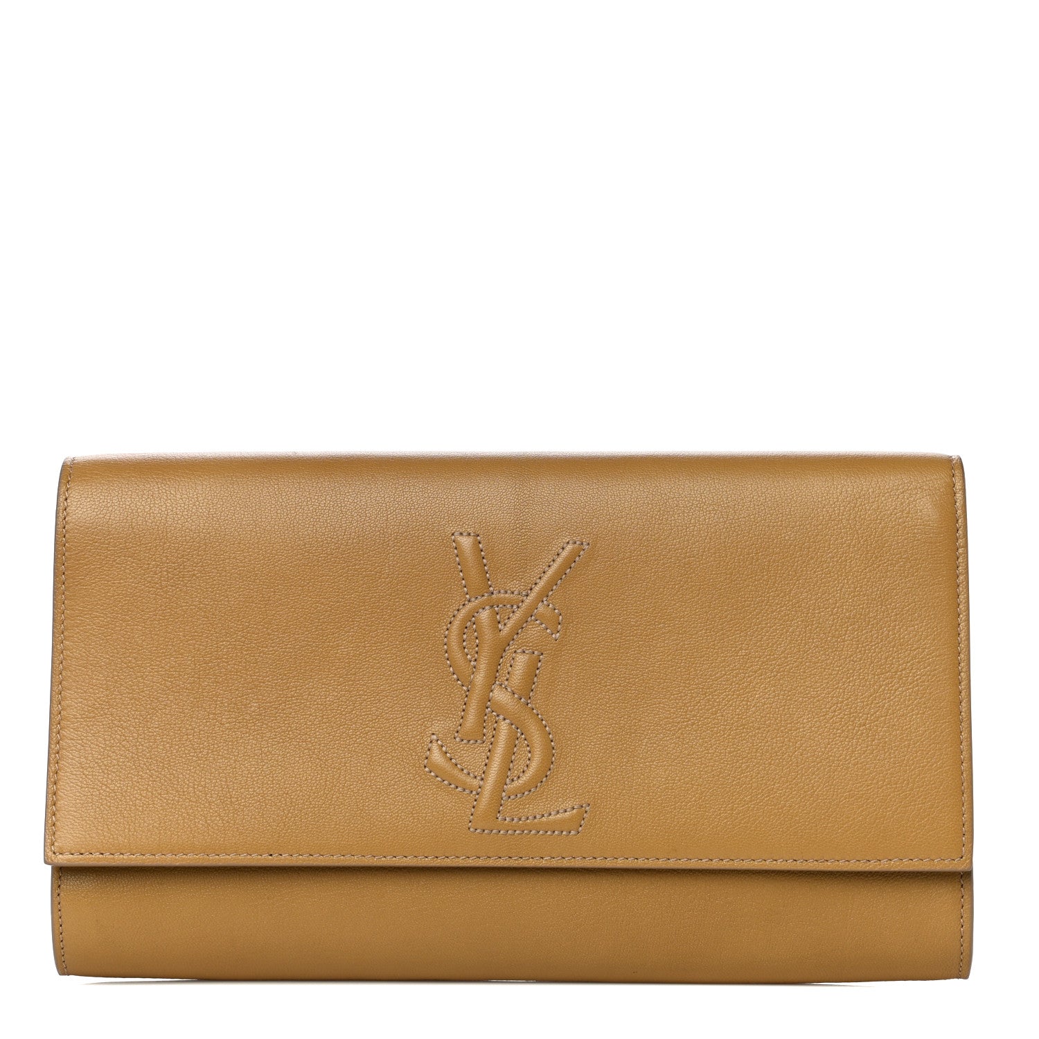 Saint Laurent Chevre Small Belle de Jour Clutch Beige 1 of 12
