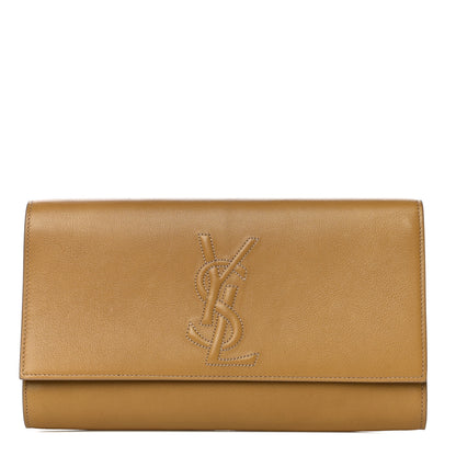 Saint Laurent Chevre Small Belle de Jour Clutch Beige 1 of 12
