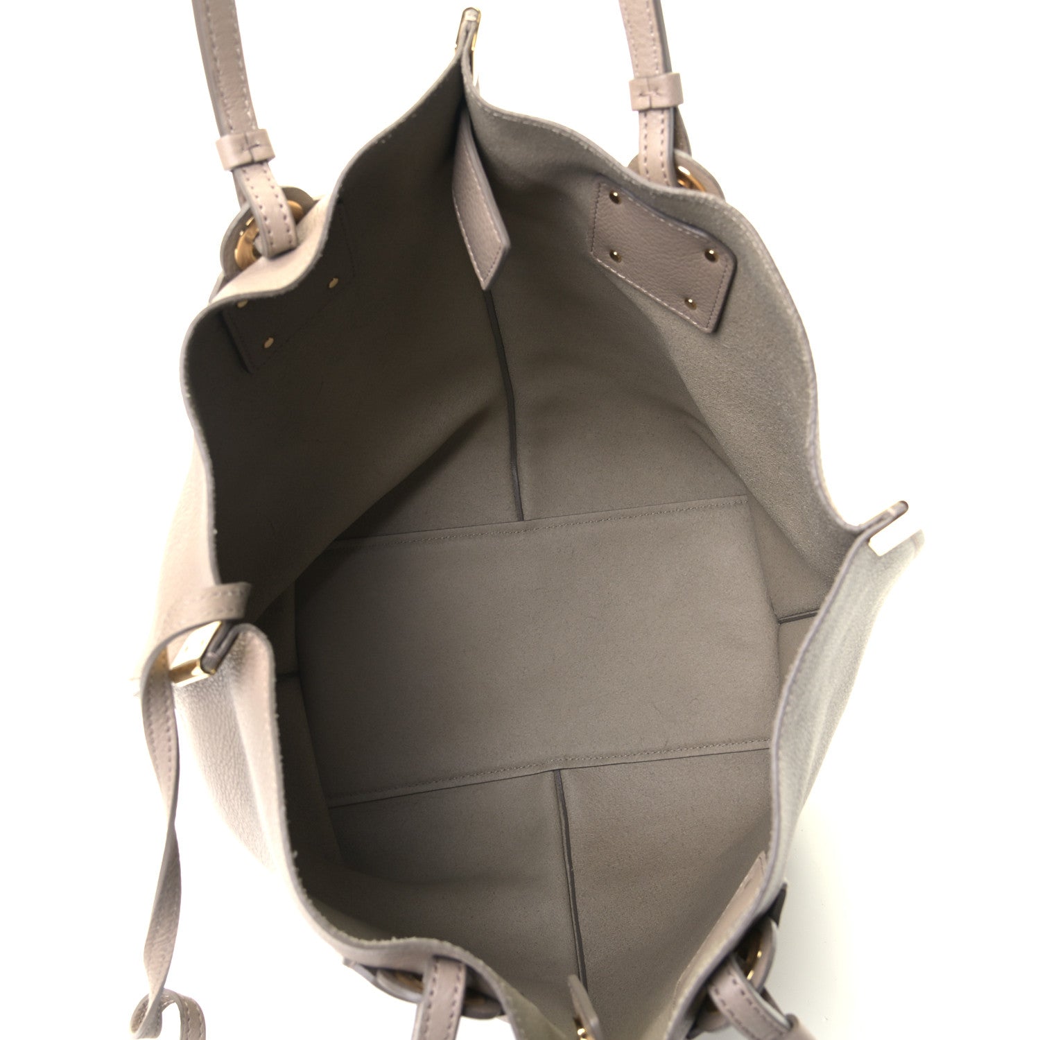 Chloe Smooth Calfskin Medium Vick Tote Motty Grey 4 of 5