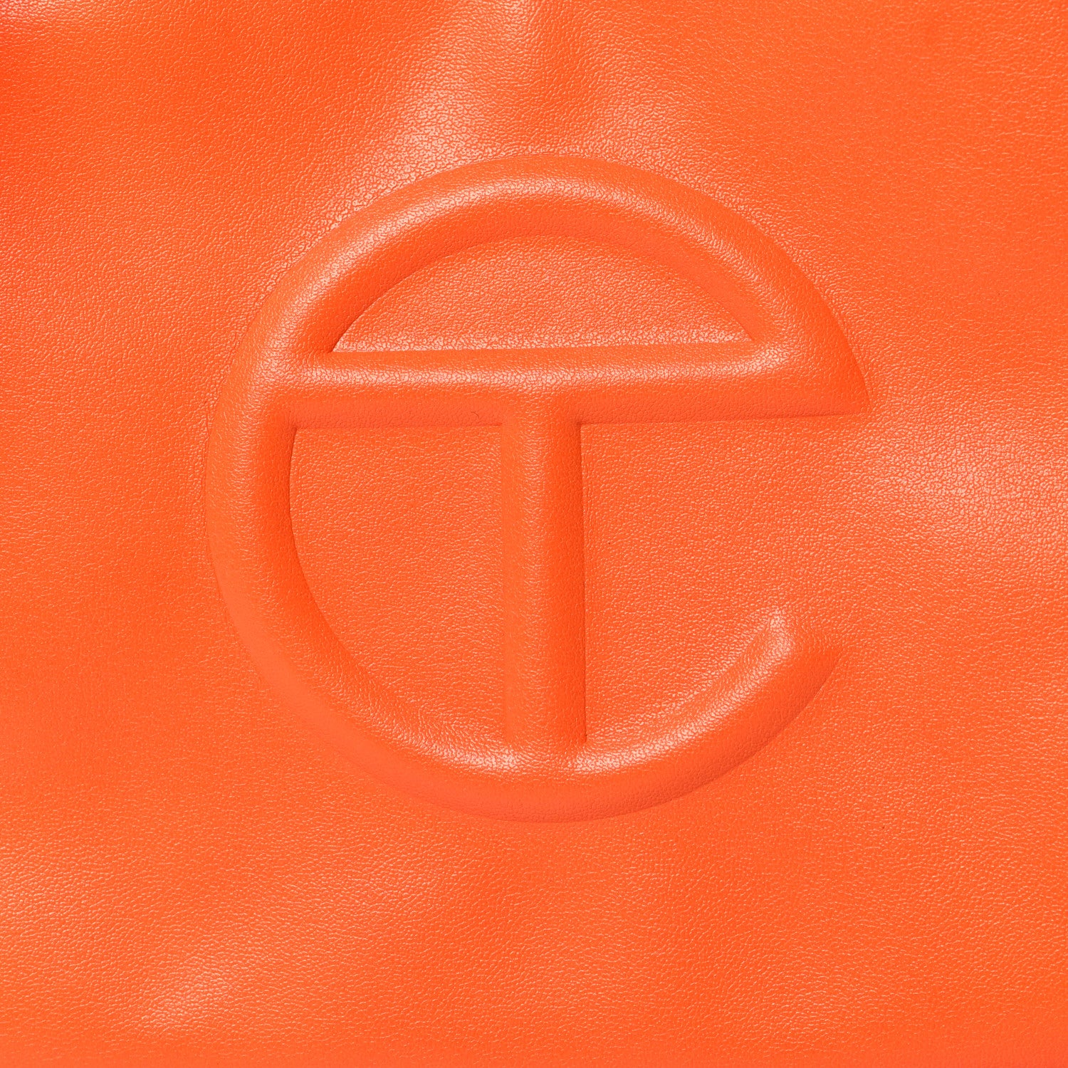 Telfar Vegan Leather Small Shopping Bag Orange 7 of 13
