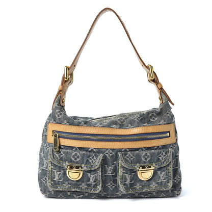 Louis Vuitton Monogram Denim Baggy PM Blue 1 of 8