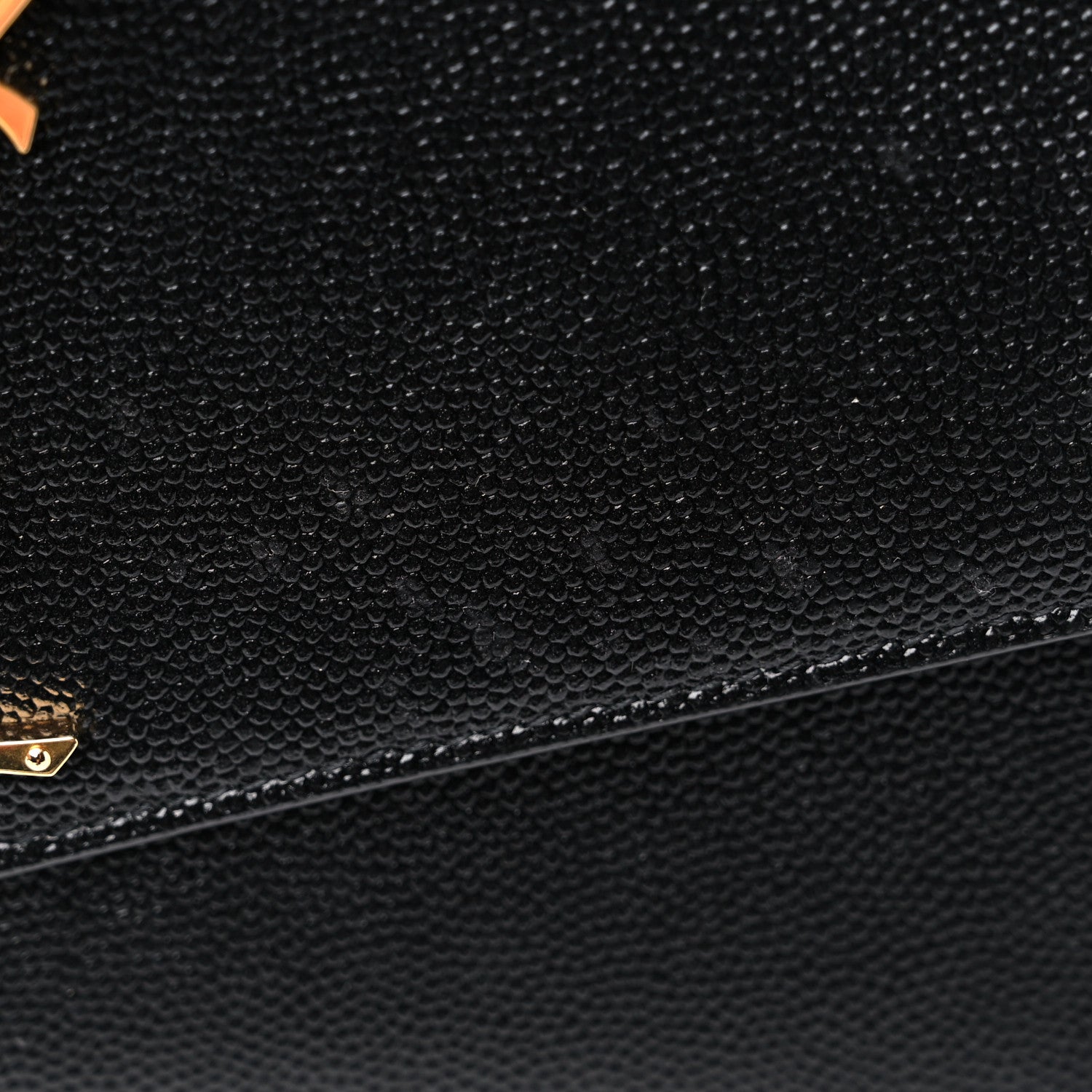 Saint Laurent Grain de Poudre Uptown Chain Wallet Black 10 of 10