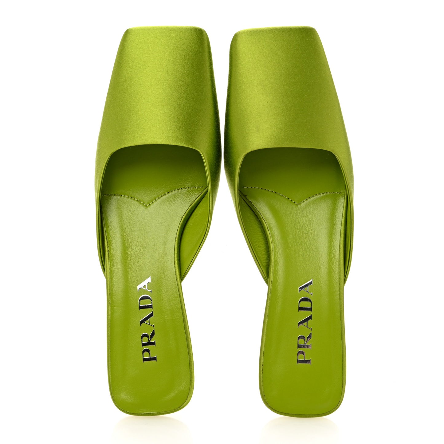 Satin Modellerie Mules 35 Felce