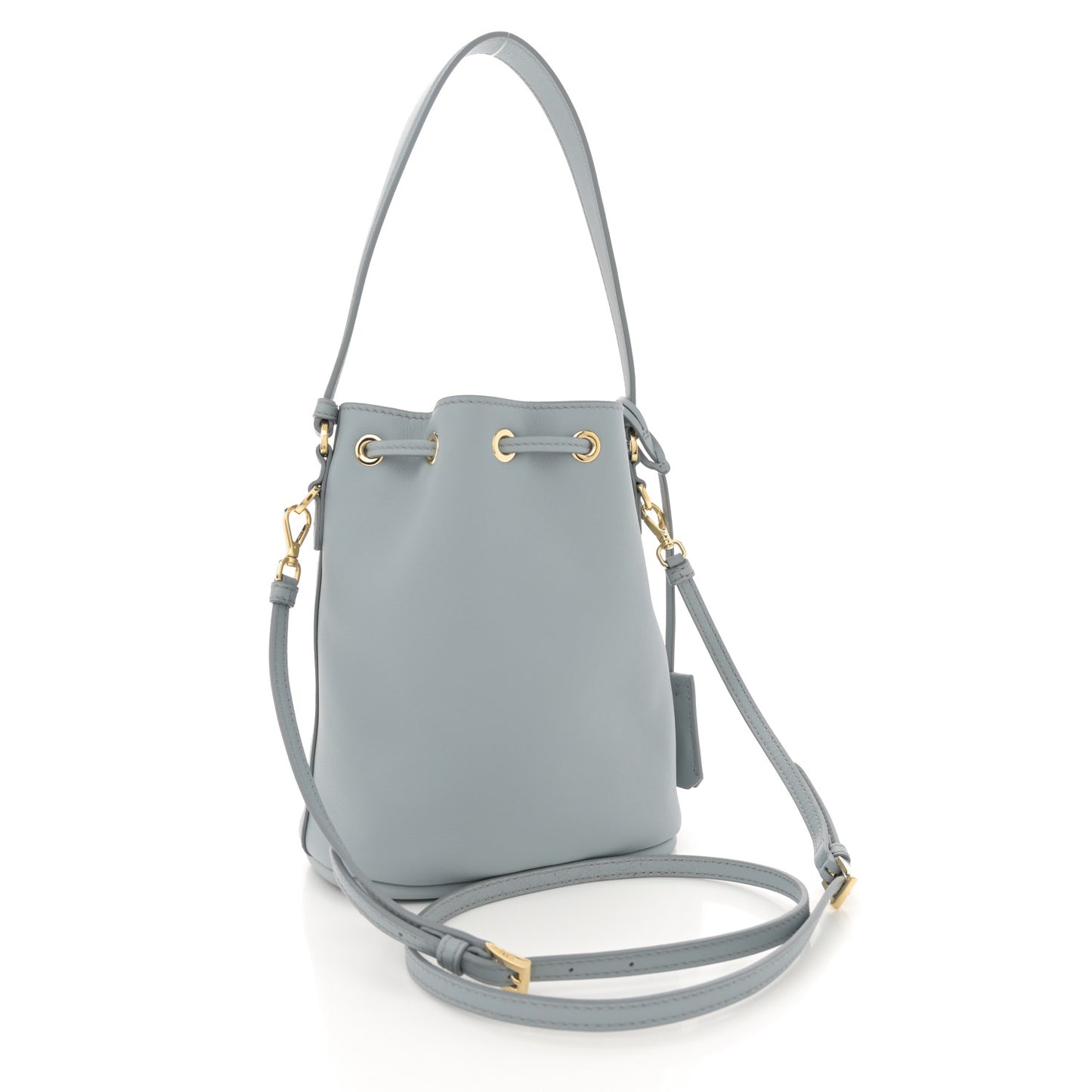 Calfskin Mini Bucket Bag Opaline