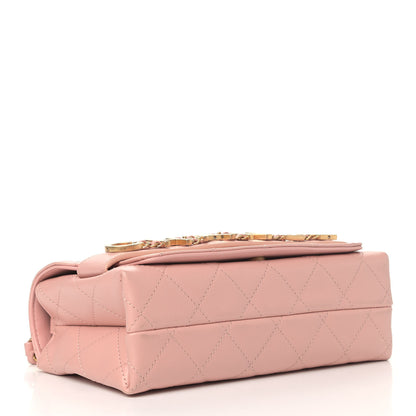 Chanel Calfskin Quilted Small Enchained Flap Light Pink 3 of 5