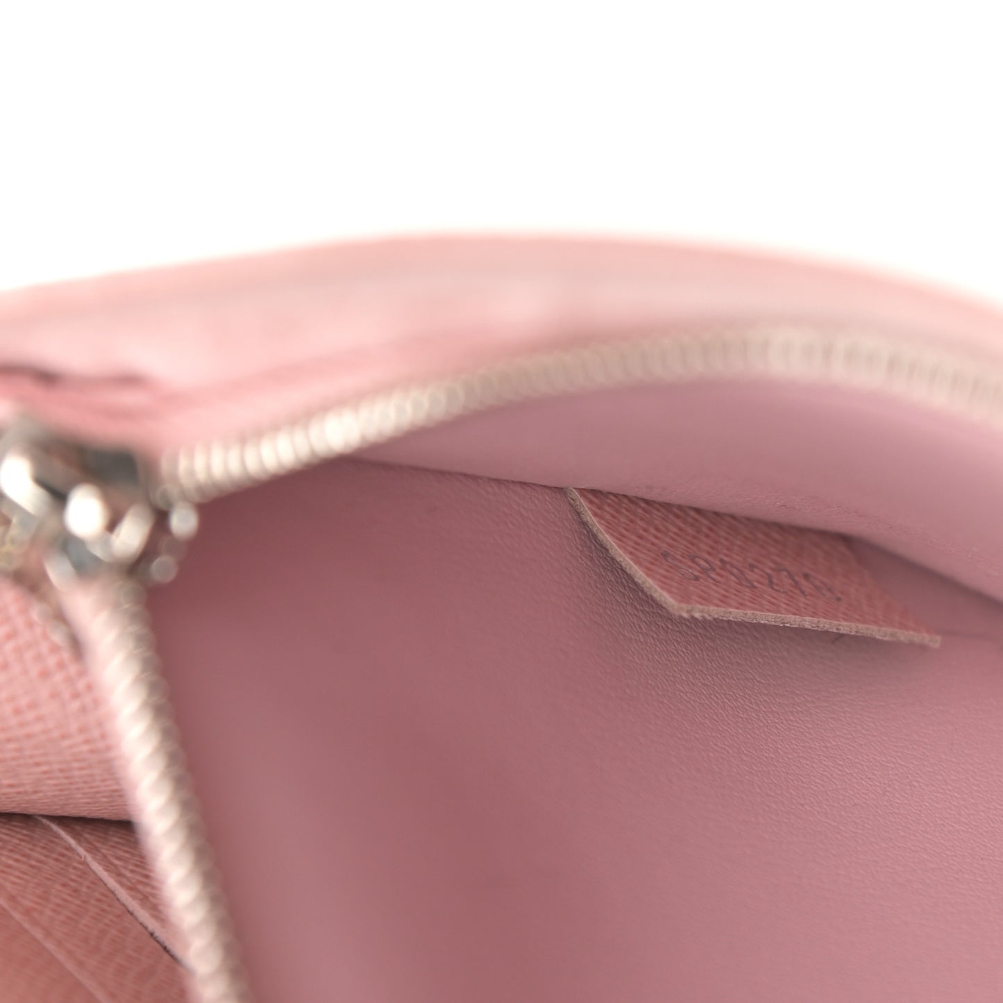 Epi Twist Belt Chain Wallet Rose Ballerine