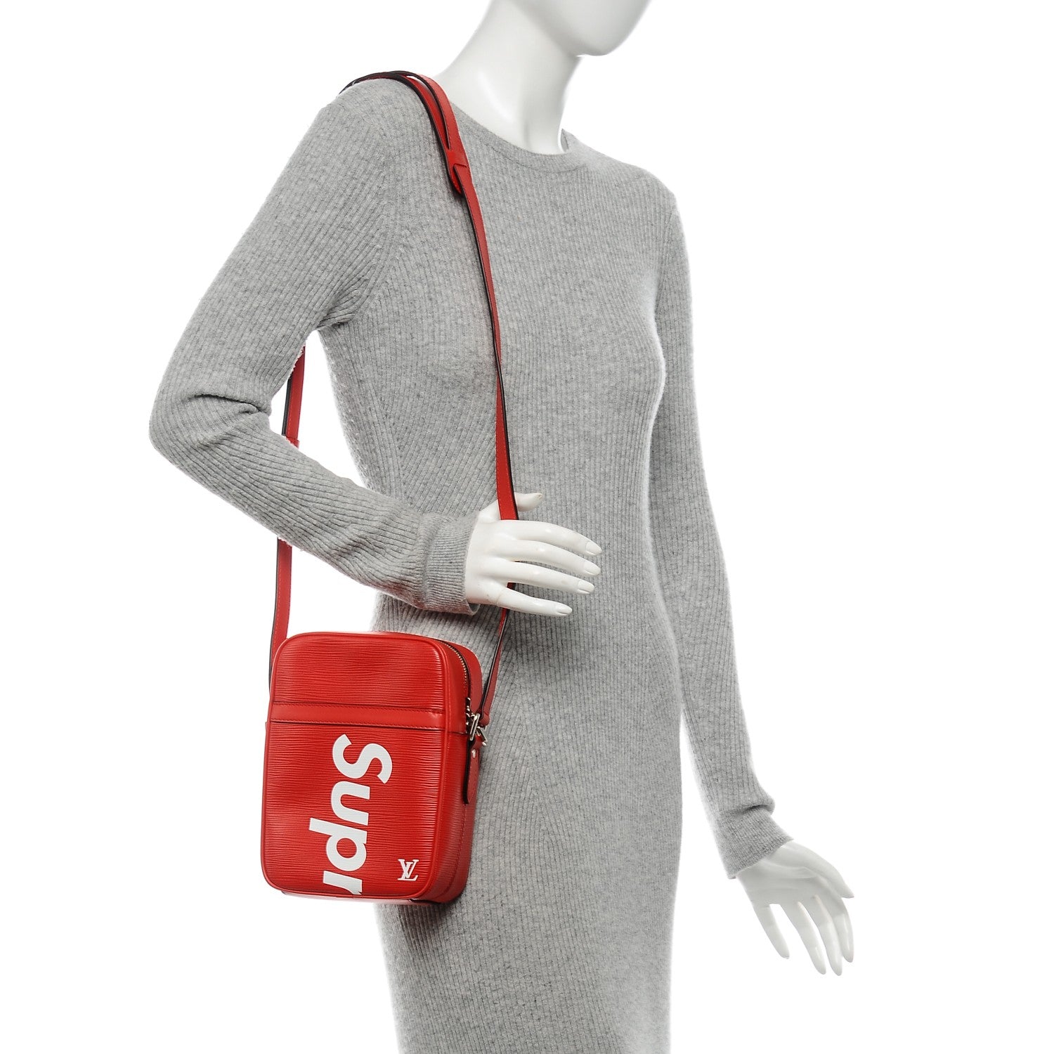 Louis Vuitton X SUPREME Epi Danube PM Red 2 of 6