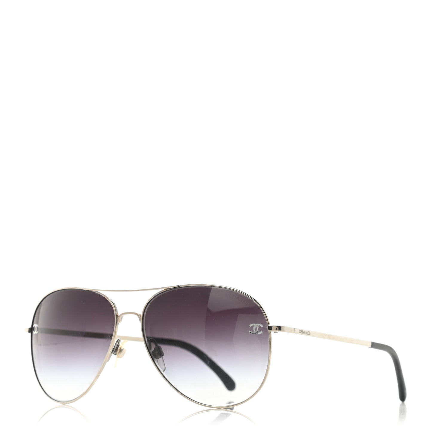 Metal Aviator CC Sunglasses 4189-T-Q Gold
