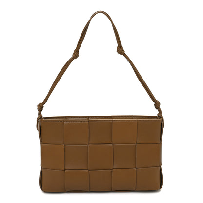 Bottega Veneta Calfskin Maxi Intrecciato Cassette Pouch On Strap Camel 1 of 11