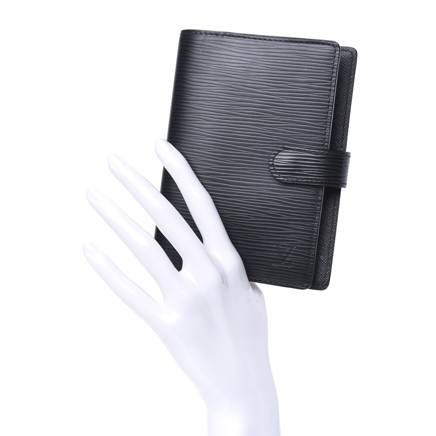Louis Vuitton Epi Small Ring Agenda Cover Black 2 of 6