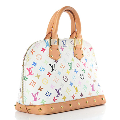 Louis Vuitton Monogram Multicolor Alma White 3 of 17