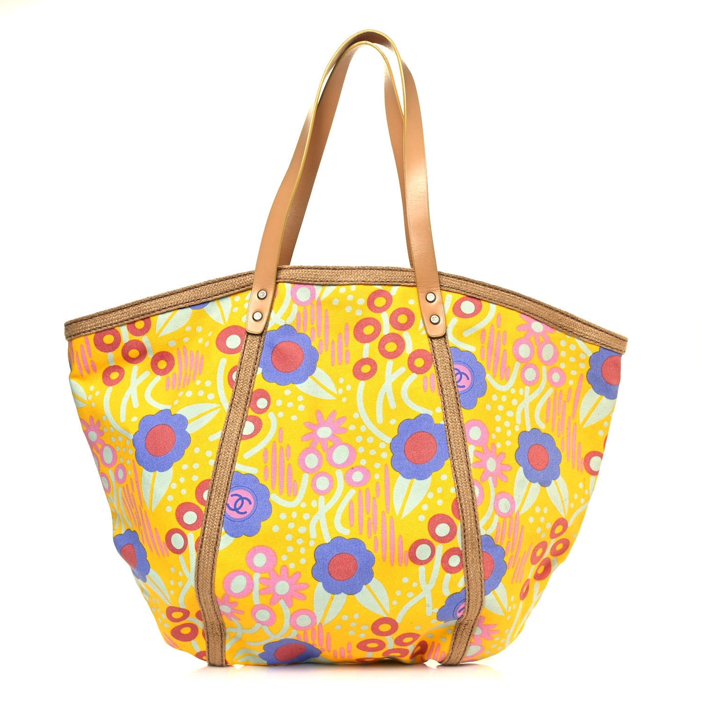 Canvas Printed Tote Multicolor
