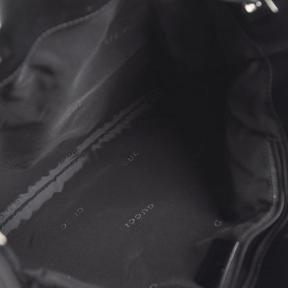 Gucci Nylon Chain Shoulder Bag Black 6 of 8