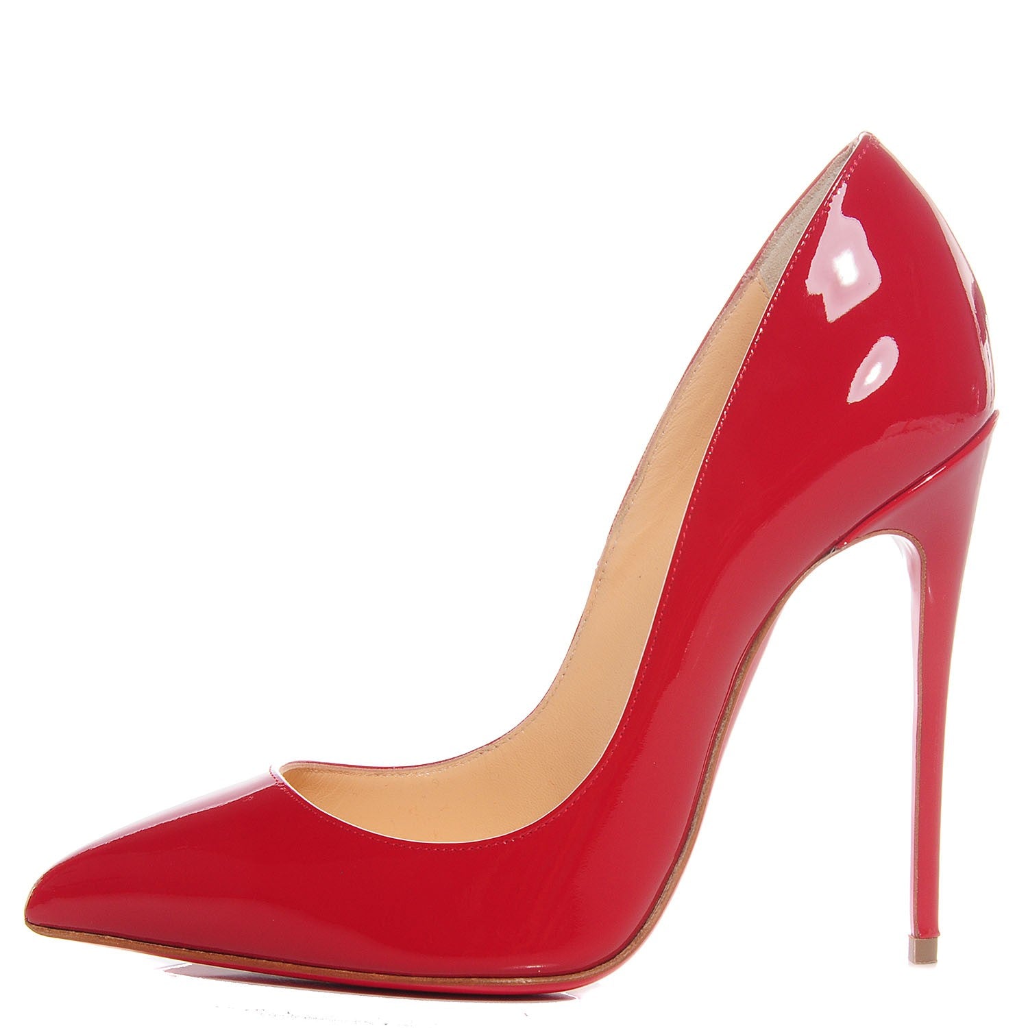 Christian Louboutin Patent So Kate 120 Pumps 35 Red 1 of 7