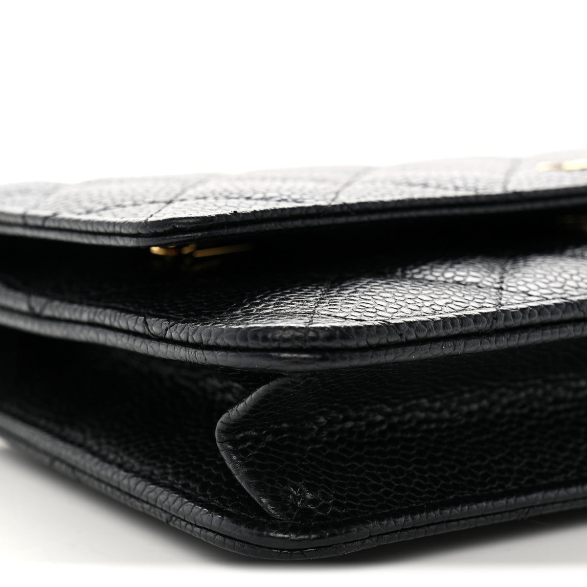 Chanel Caviar Quilted Wallet on Chain WOC Black 10 of 13