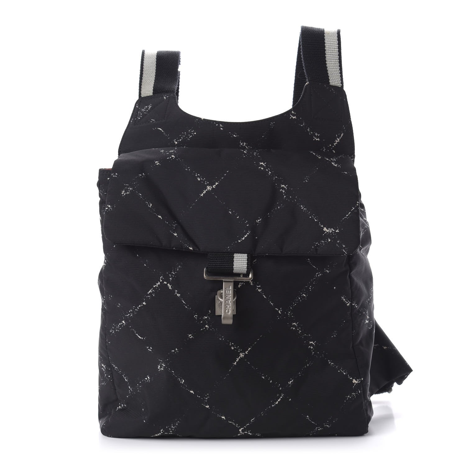 Chanel Nylon Travel Backpack Black 1 of 10