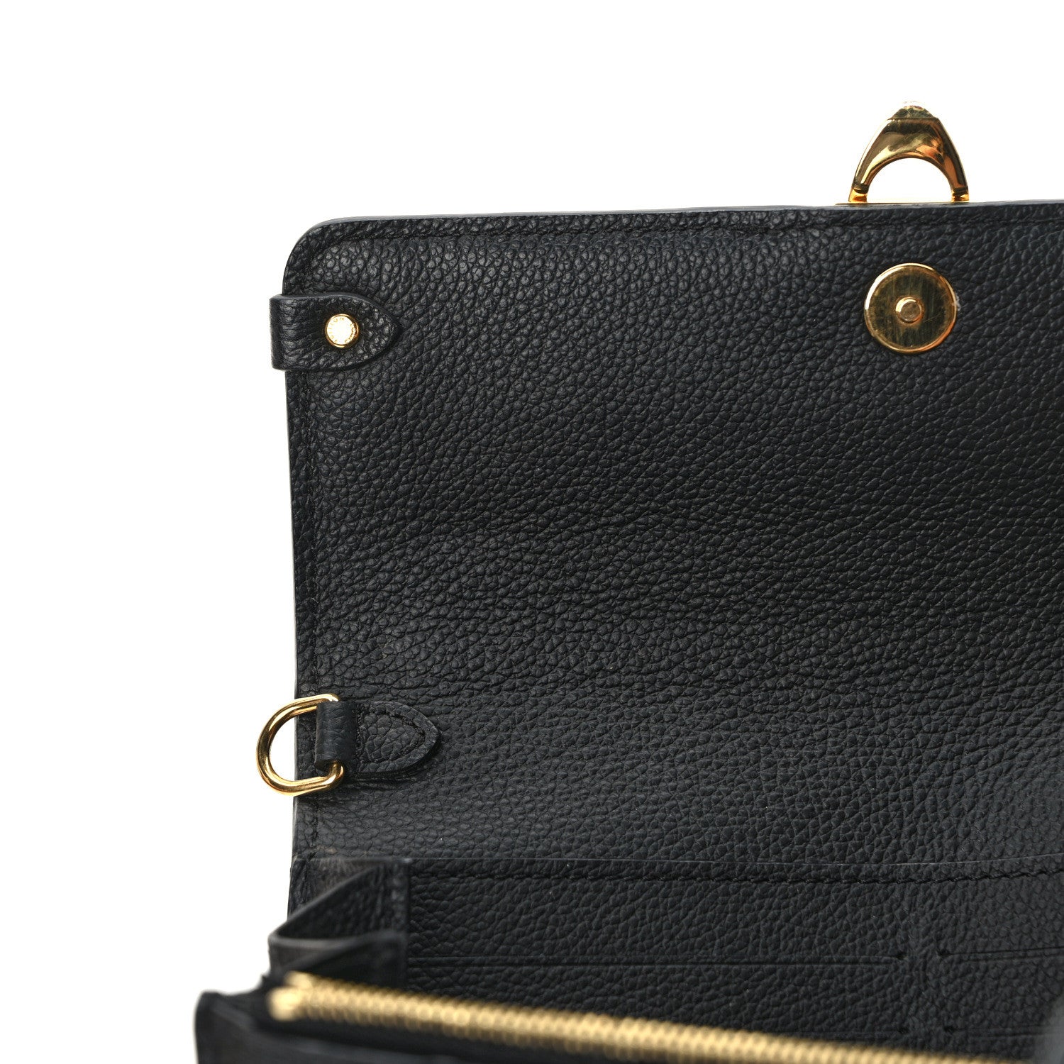 Louis Vuitton Empreinte Vavin Chain Wallet Black 10 of 11