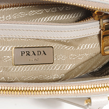 Prada Saffiano Lux Small Tote Talco 7 of 8