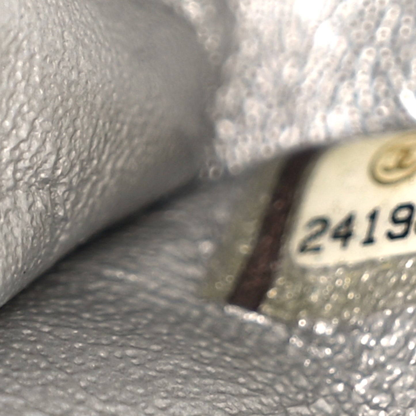 Metallic Caviar Quilted Medium Double Flap Silver