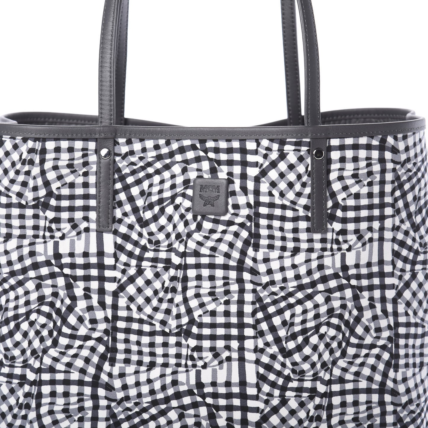 Visetos Medium Reversible Shopper Tote Phantom Grey