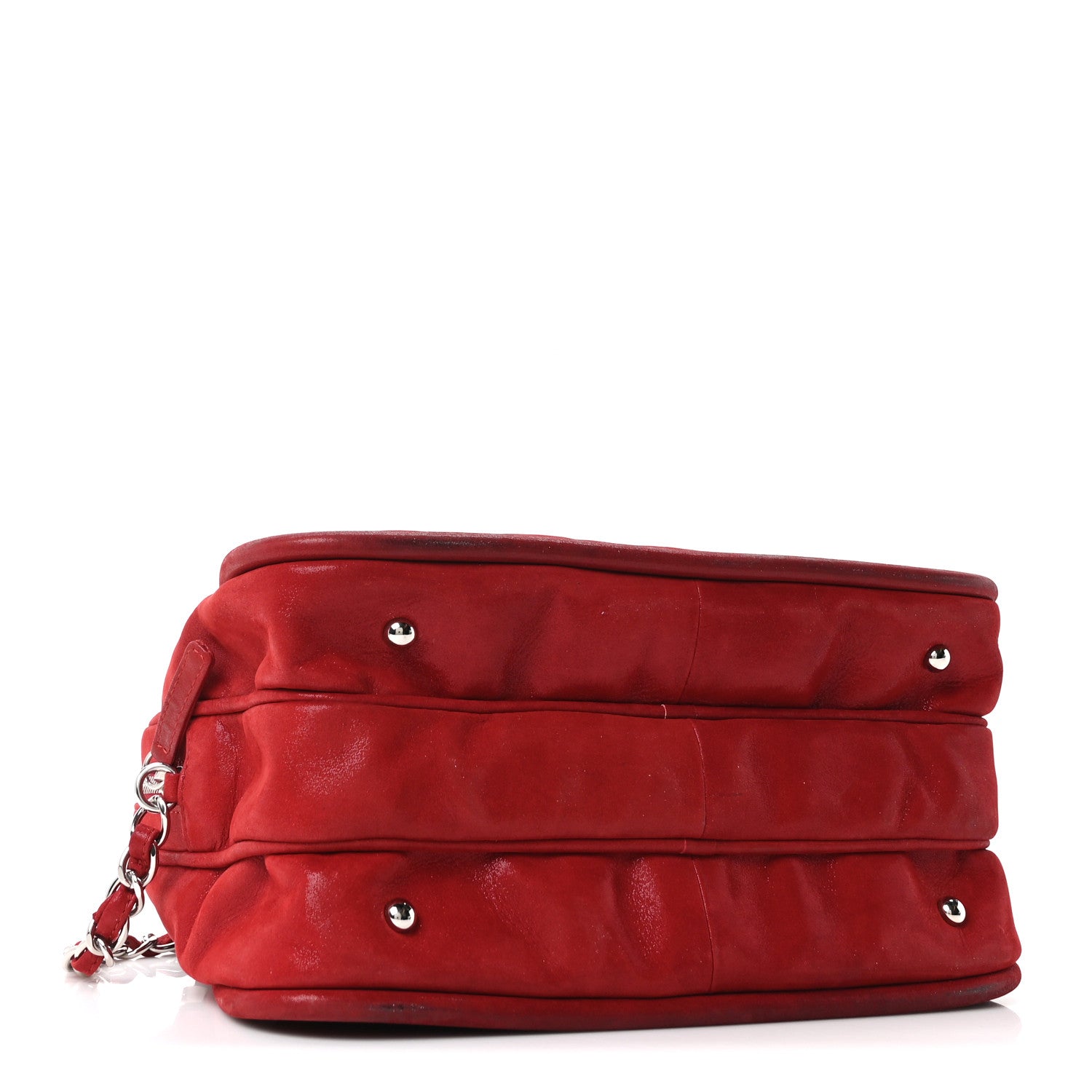 Chanel Iridescent Calfskin Quilted Relax CC Camera Case Red 6 of 19