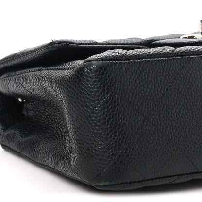 Chanel Caviar Quilted Mini Rectangular Flap Black 9 of 10