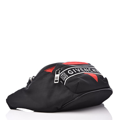 Givenchy Nylon Light 3 Bum Bag Black Red 4 of 9