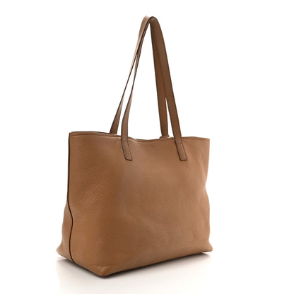 Prada Vitello Daino Pocket Shopping Tote Cannella 3 of 8