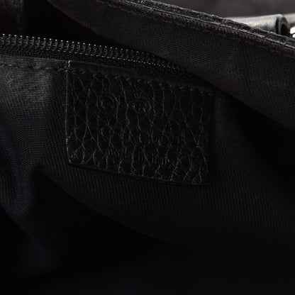 Gucci Monogram Medium Abbey Convertible Tote Black 5 of 11
