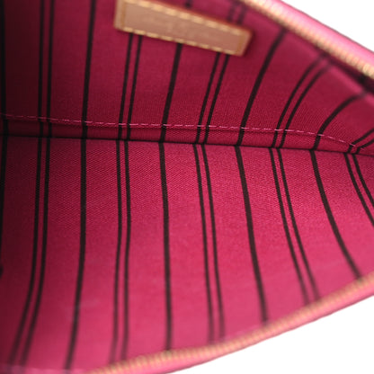 Louis Vuitton Monogram Neverfull MM GM Pochette Fuchsia 5 of 6