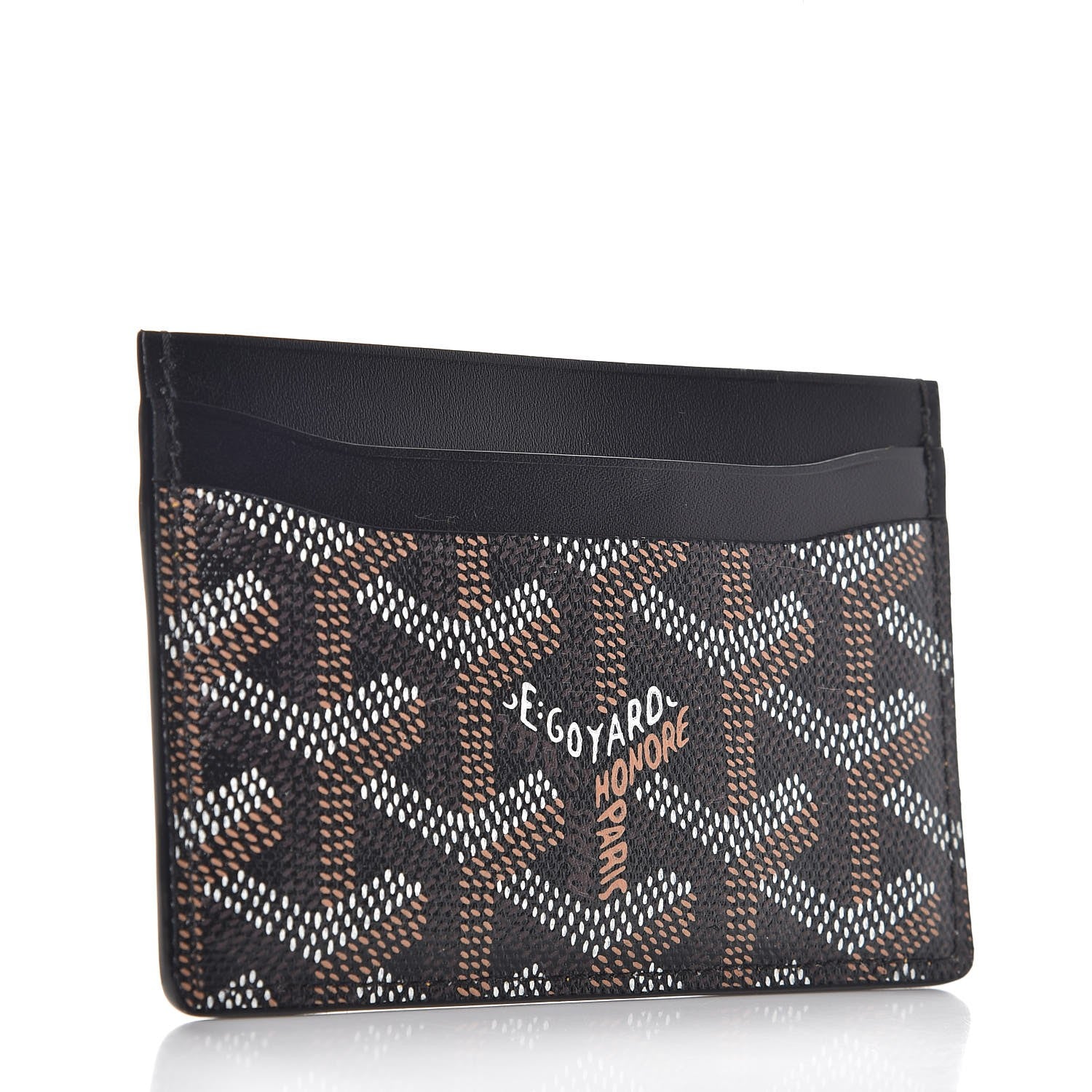 Goyard Goyardine Saint Sulpice Card Holder Black 3 of 7