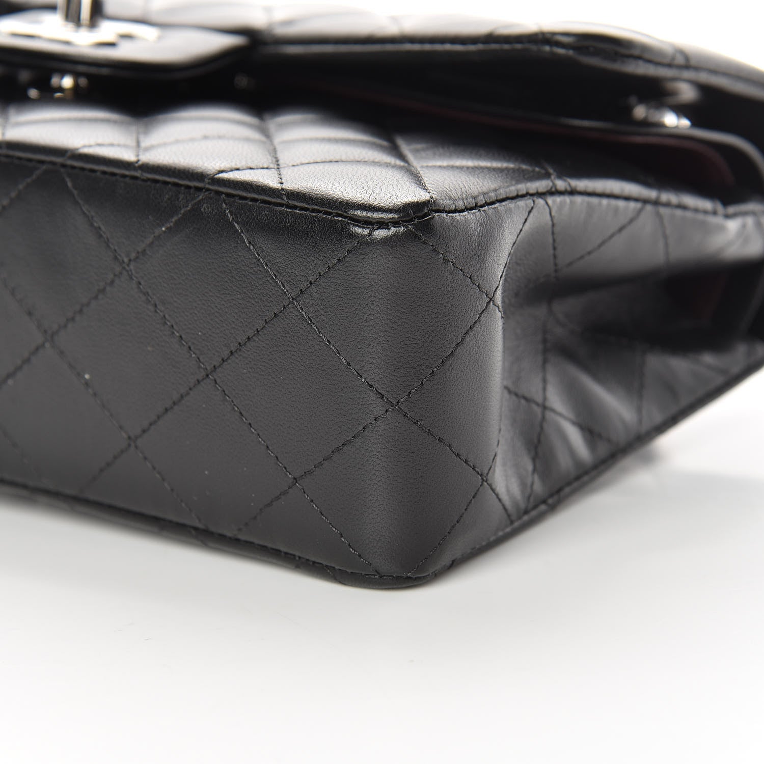 Chanel Lambskin Quilted Small Double Flap Black 10 of 14