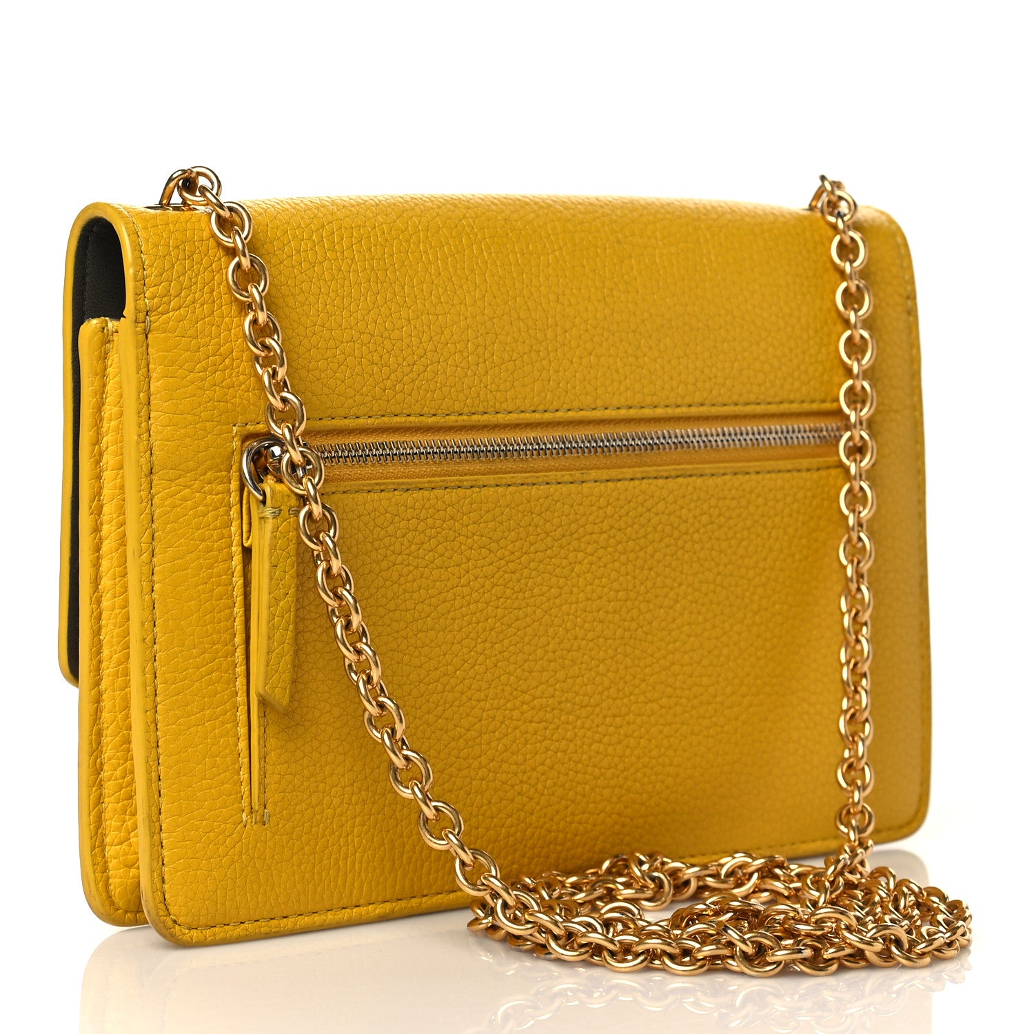 Mulberry Natural Grain Calfskin Small Darley Satchel Yellow 3 of 10