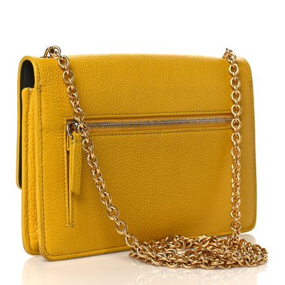 Mulberry Natural Grain Calfskin Small Darley Satchel Yellow 3 of 10