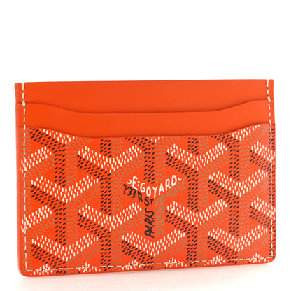 Goyard Goyardine Saint Sulpice Card Holder Orange 3 of 8