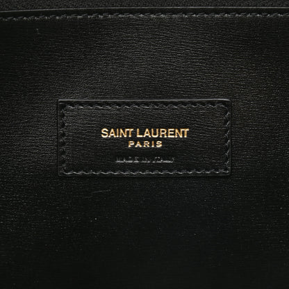 Saint Laurent Smooth Calfskin Maillon Cabas Tote Black 6 of 8