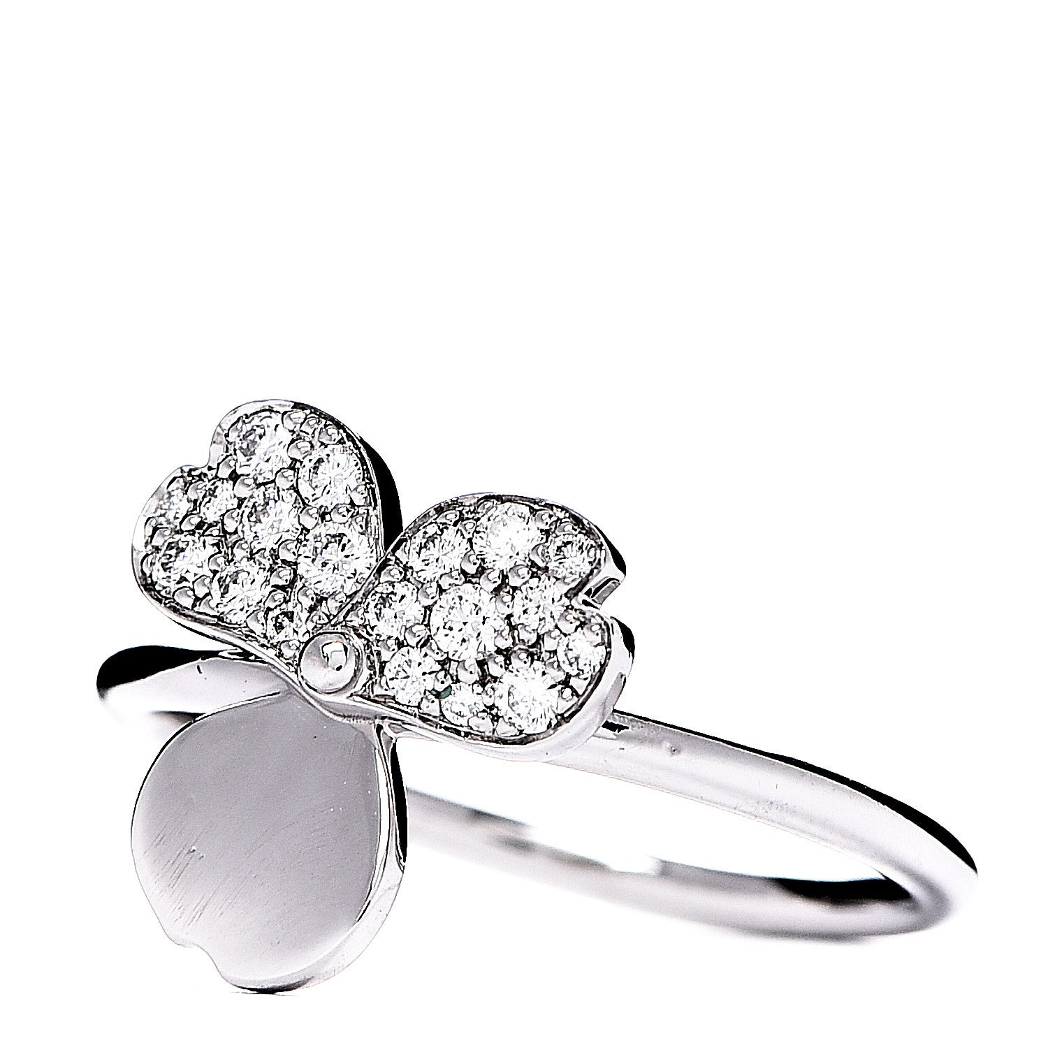 Tiffany Platinum Diamond Paper Flowers Ring 52 6 3 of 6