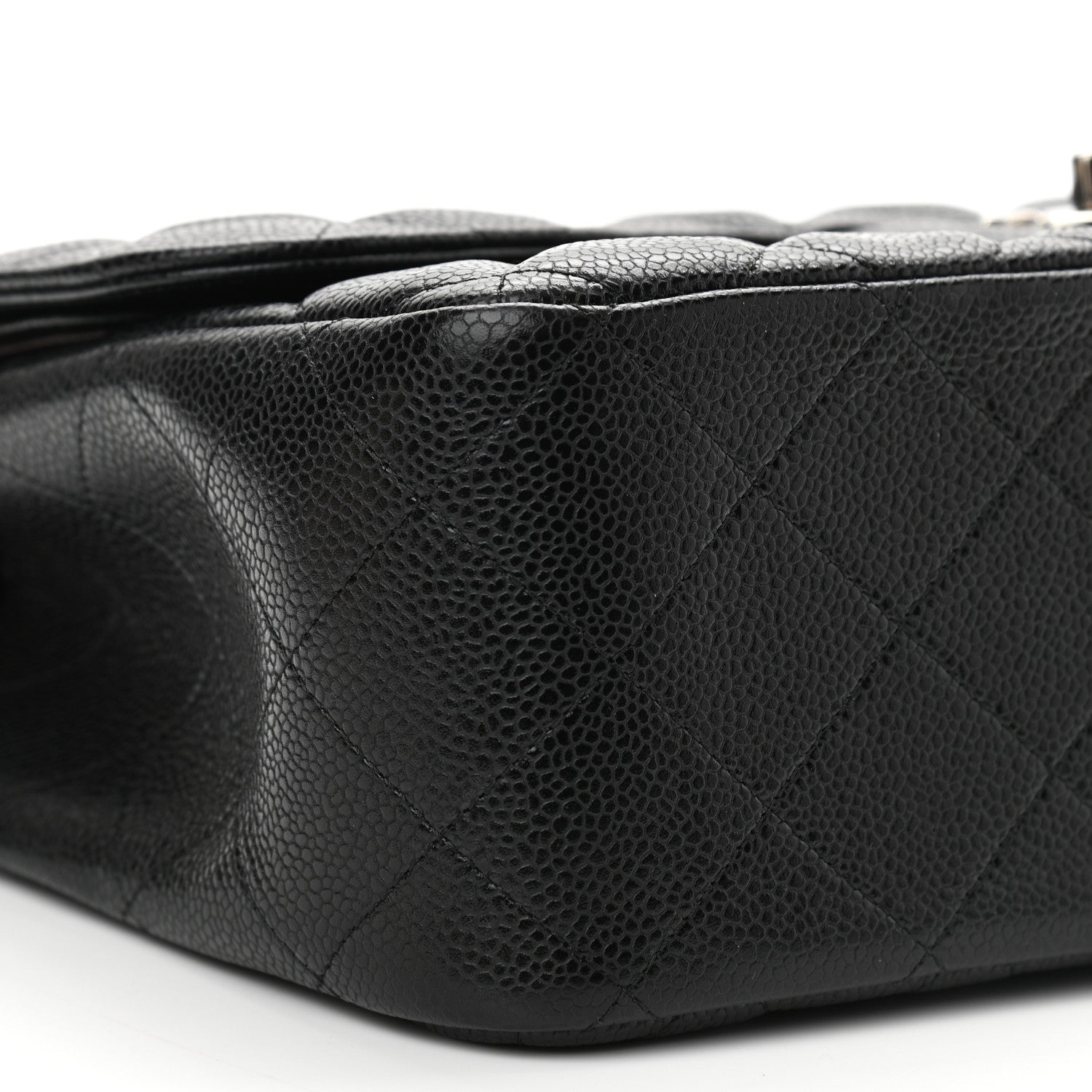 Chanel Caviar Quilted Jumbo Double Flap Black 9 of 11