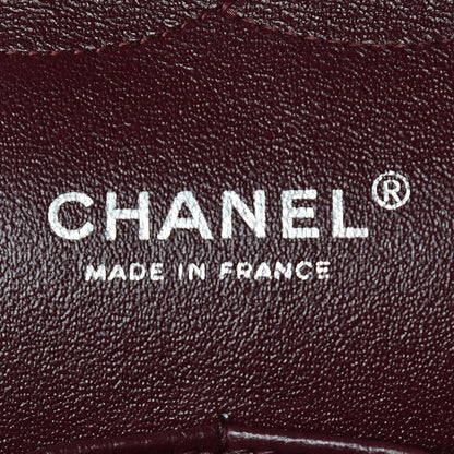 Chanel Lambskin Quilted Jumbo Double Flap Black 9 of 11