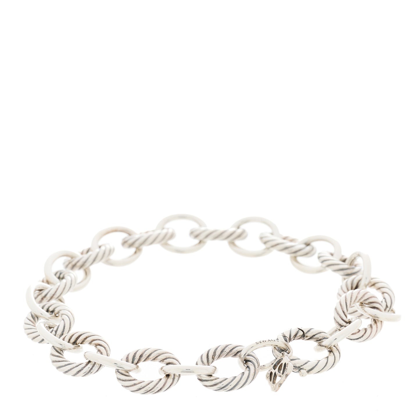Sterling Silver 10mm Medium Oval Link Bracelet