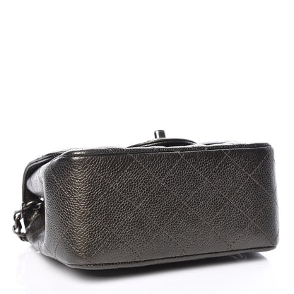 Chanel Caviar Quilted Mini Square Flap Dark Charcoal 4 of 11