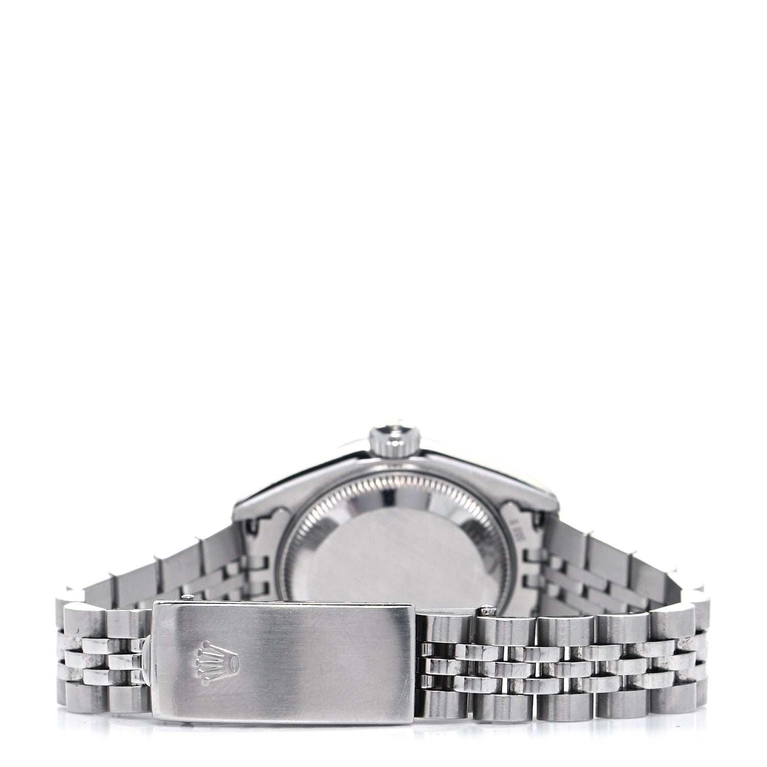 Rolex Stainless Steel 18K White Gold Diamond 26mm Oyster Perpetual Datejust Watch Blue Gradient 79174 5 of 8