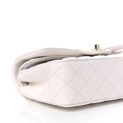 Chanel Caviar Quilted Small Double Flap White 6 of 10