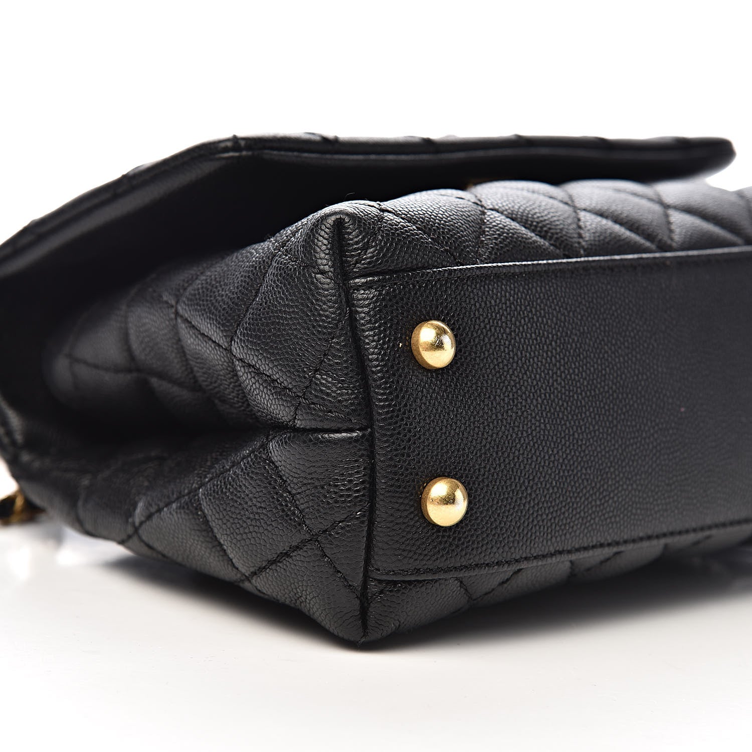 Chanel Caviar Quilted Mini Coco Handle Flap Black 9 of 11