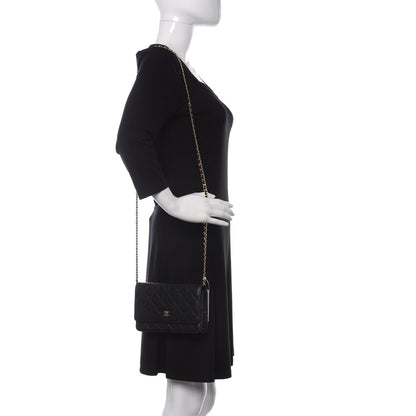 Chanel Caviar Quilted Wallet On Chain WOC Black 2 of 10