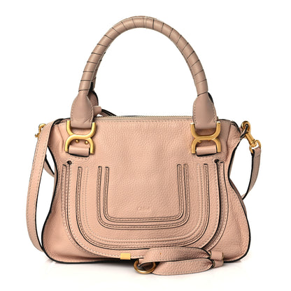 Chloe Calfskin Small Marcie Satchel Pale Pink 1 of 11