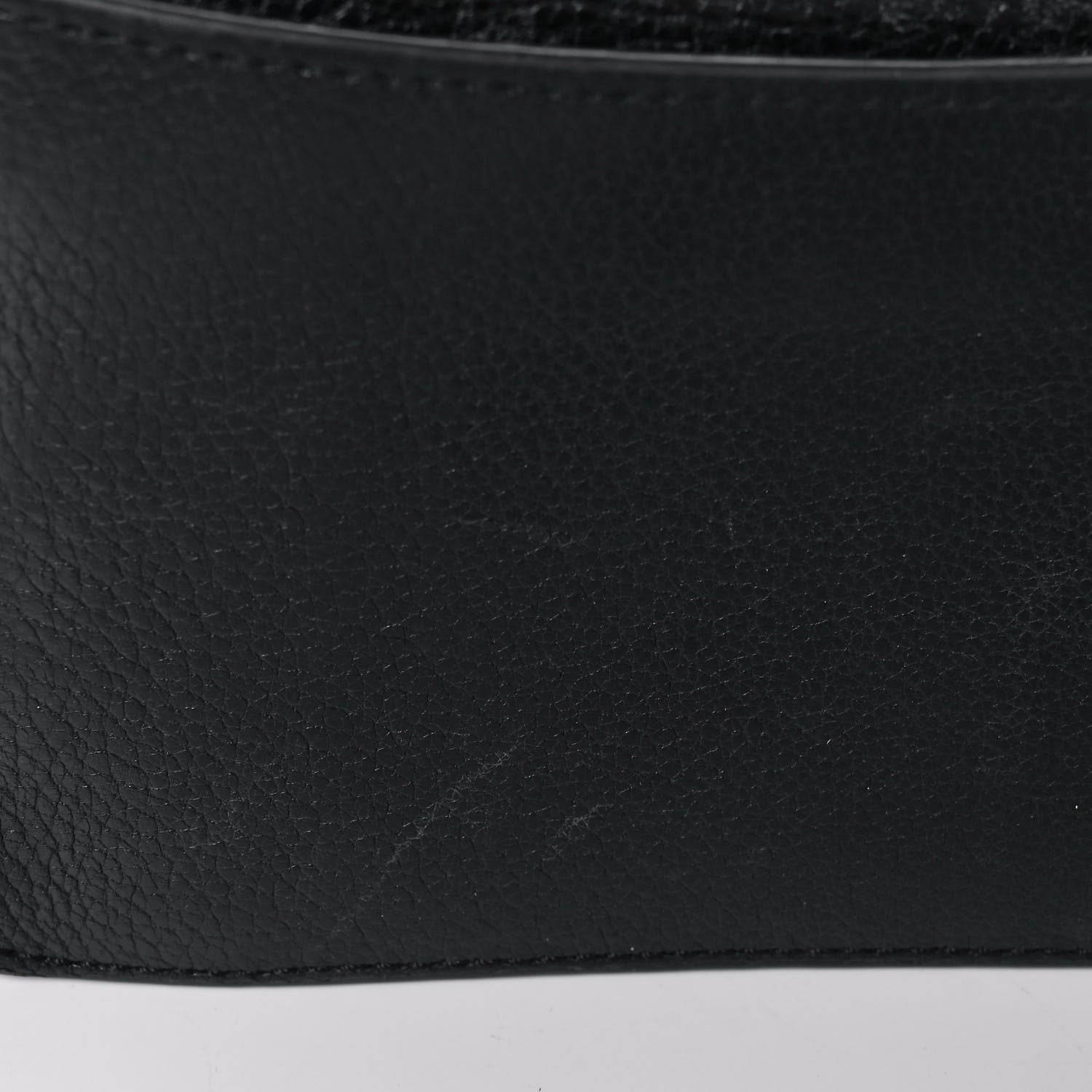 Burberry Soft Grain Embossed Hampshire Wallet on Chain Black 17 of 19