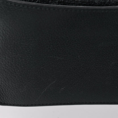 Burberry Soft Grain Embossed Hampshire Wallet on Chain Black 17 of 19