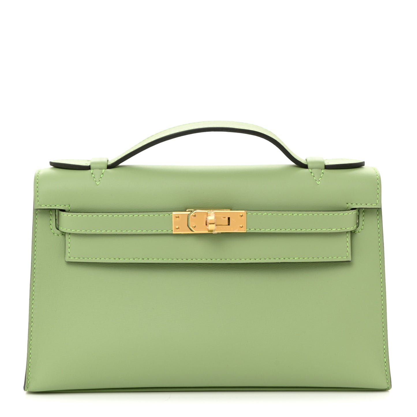 Swift Kelly Pochette Clutch Vert Criquet